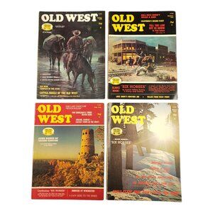 Old West Magazine Lot Of 4 Spring Summer Fall Winter 1976 Editions Western